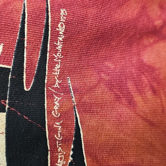 Vtg 90s The Mountain, sweatshirt The Meeting of the Clan Seekers, Rust, XL, NEW - Picture 4 of 11